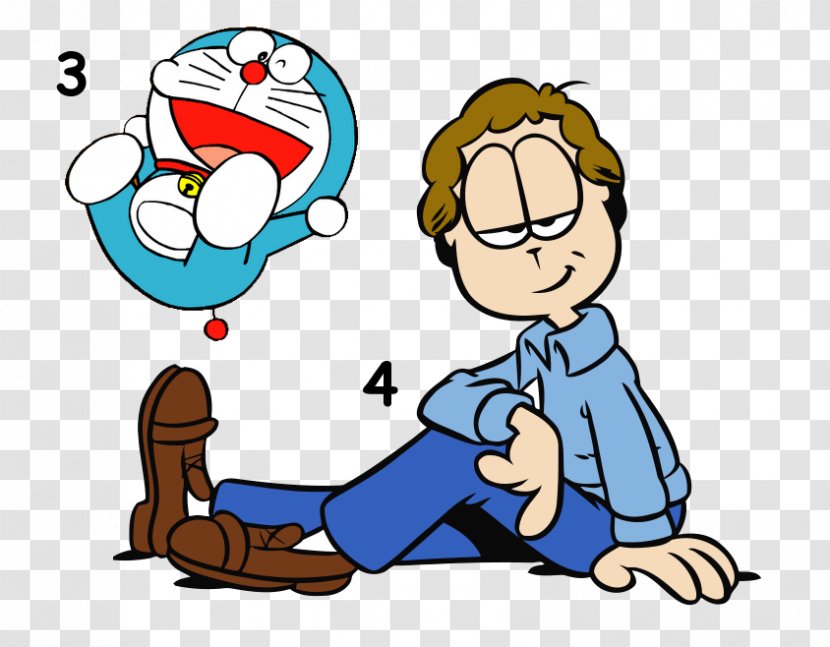 Jon Arbuckle Odie Garfield Comic Strip Character - Heart - Flower Transparent PNG