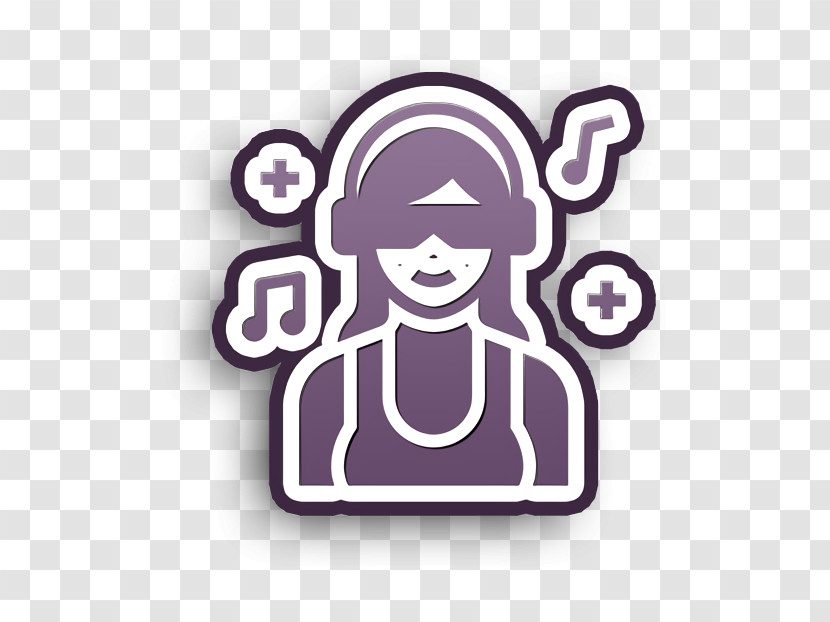 Occupation Woman Icon DJ Icon Transparent PNG