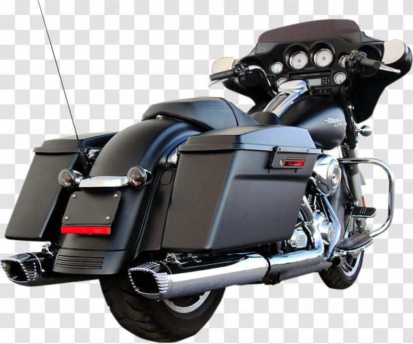 Exhaust System Car Harley-Davidson Touring Motorcycle - Automotive Transparent PNG