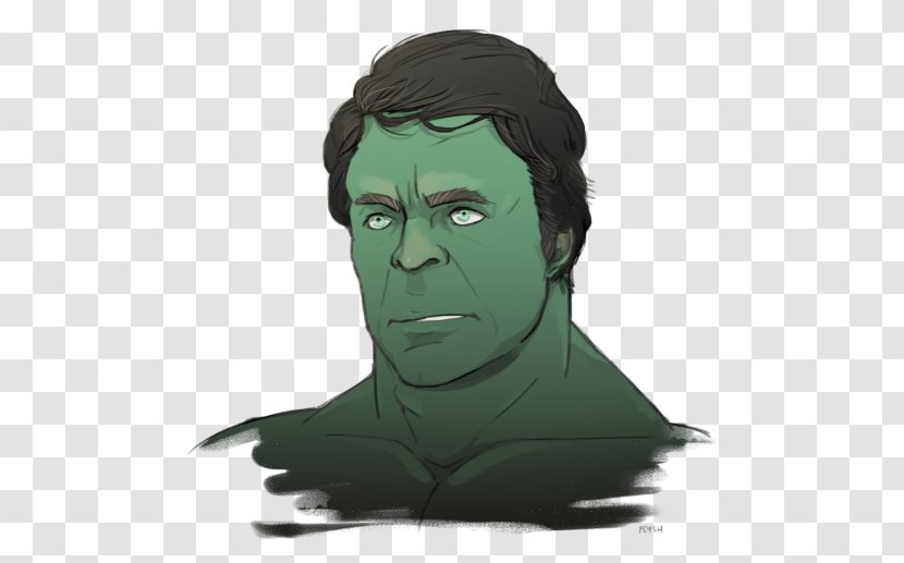 Forehead Portrait Homo Sapiens Character - Face - Bruce Banner Transparent PNG