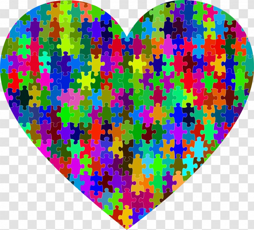 Jigsaw Puzzles Heart Awareness Desktop Wallpaper - Frame - Puzzle Transparent PNG