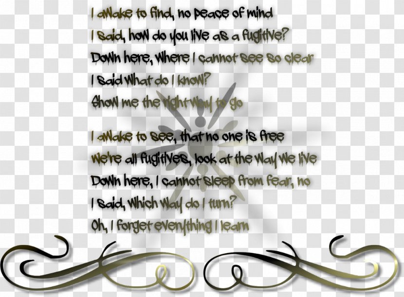 Spies Song Coldplay Lyrics Text - Lyric Transparent PNG