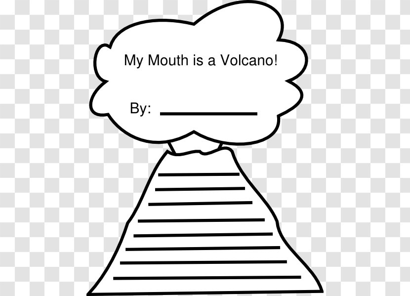 Clip Art The Volcano Image Drawing - Tree - Volcanic Activity Transparent PNG