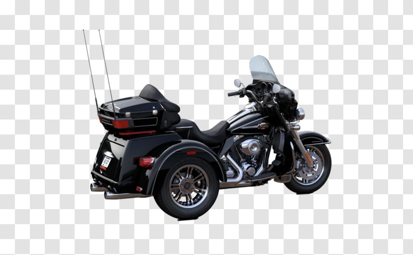 Harley-Davidson Tri Glide Ultra Classic Motorized Tricycle Motorcycle Trike - Sidecar - Vespa Transparent PNG