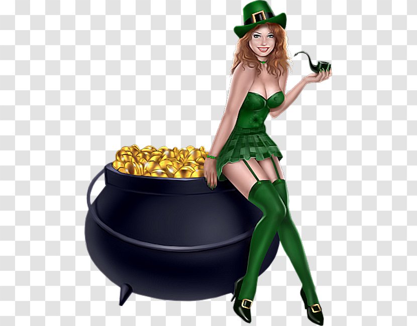 Saint Patrick's Day Woman Holiday - Costume Transparent PNG