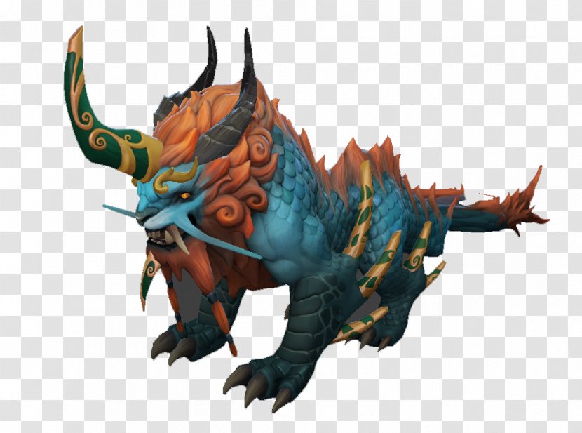 Dota 2 Defense Of The Ancients Nian Dragon Item - Mythical Creature Transparent PNG