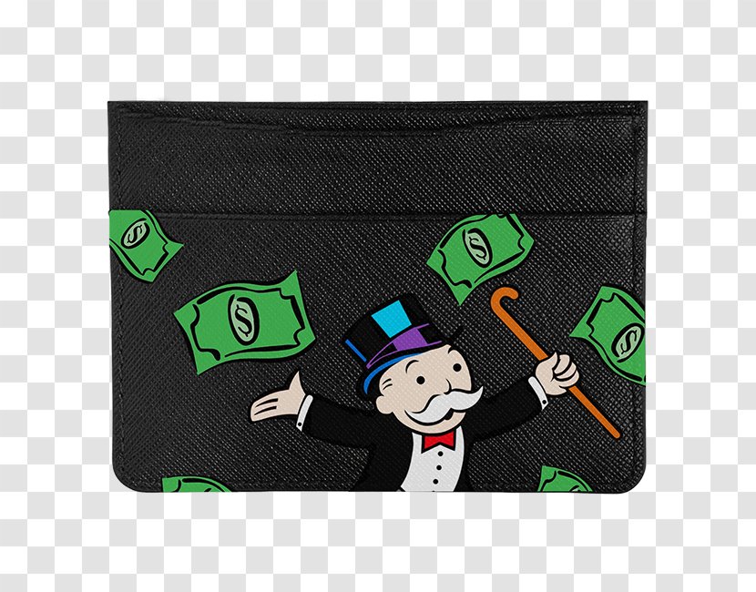 Rich Uncle Pennybags Monopoly Handbag T-shirt Wallet - Green - Mr Krabs Transparent PNG