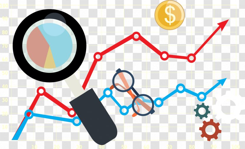 Curve Chart - Diagram - Business Decorative Vector Material Transparent PNG