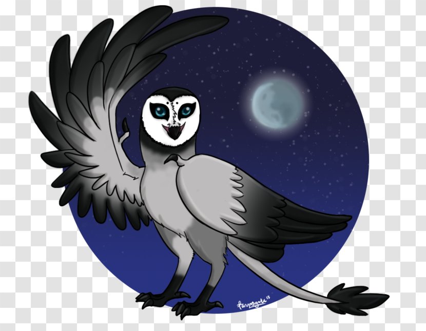 Bird Of Prey Owl Vertebrate Beak - Starry Sky Transparent PNG