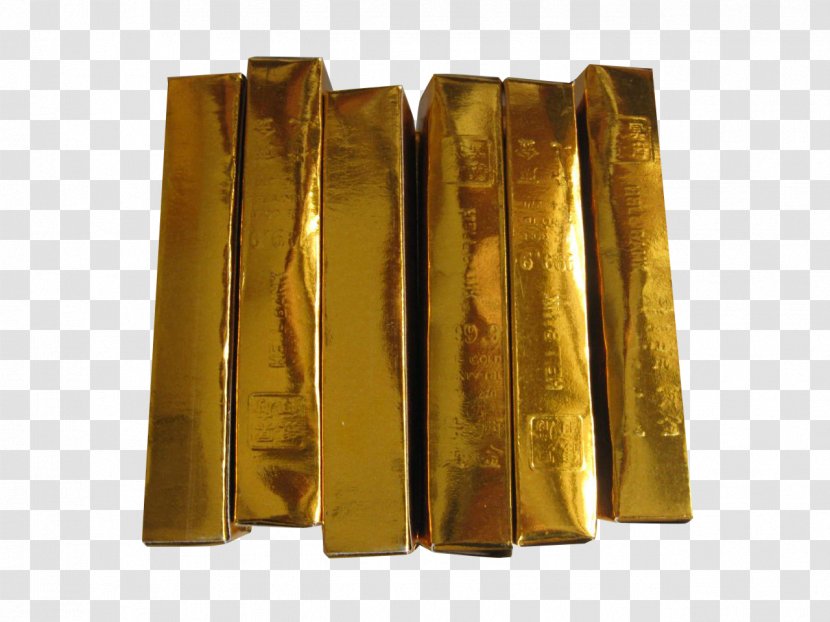 Qingming - Material - Top Grave Supplies Gold Brick Transparent PNG