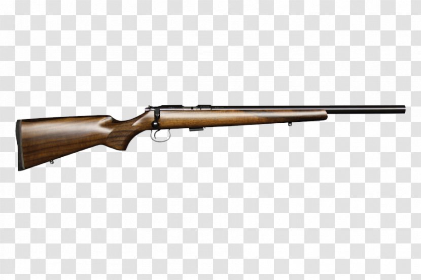 .22 Winchester Magnum Rimfire .17 HMR Firearm CZ 455 Česká Zbrojovka Uherský Brod - Cartoon - Carabine Transparent PNG