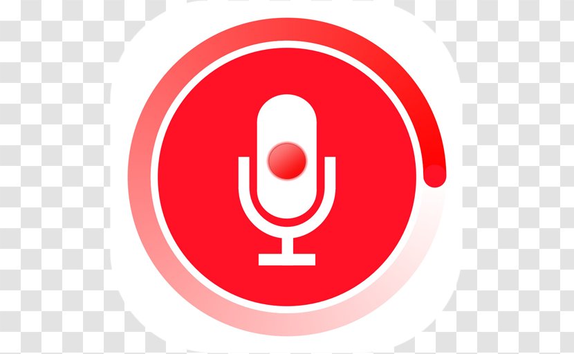 Sound Recording And Reproduction Microphone Mobile App IPhone 6 Plus Clip Art - Red Transparent PNG