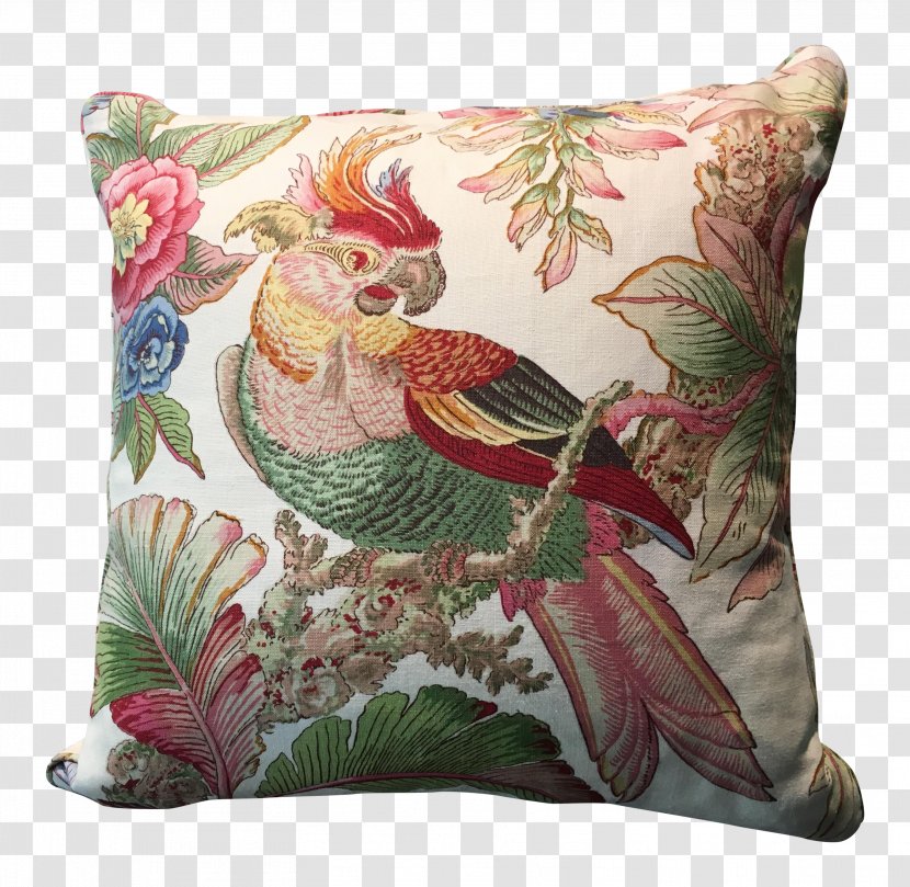 Throw Pillows Cushion Textile - Pillow - Cockatoo Transparent PNG