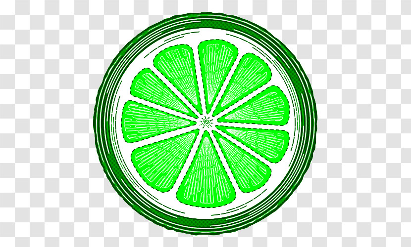Green Leaf Symbol Line Circle Transparent PNG