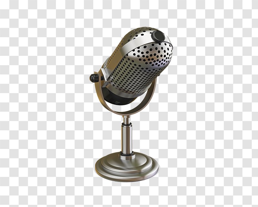 Microphone Radio 7 Albania Business Clip Art - Technology - Old Transparent PNG