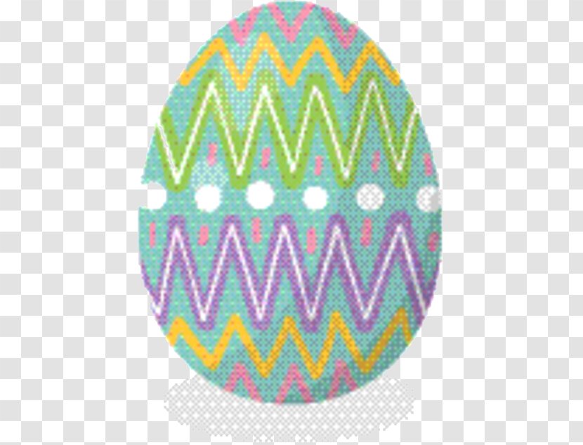 Easter Egg Background - Teal Yellow Transparent PNG