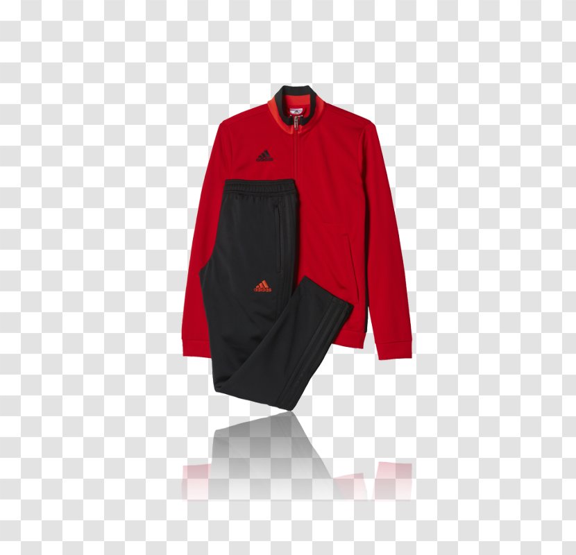 Tracksuit Adidas T-shirt Jacket Red - Suit Transparent PNG