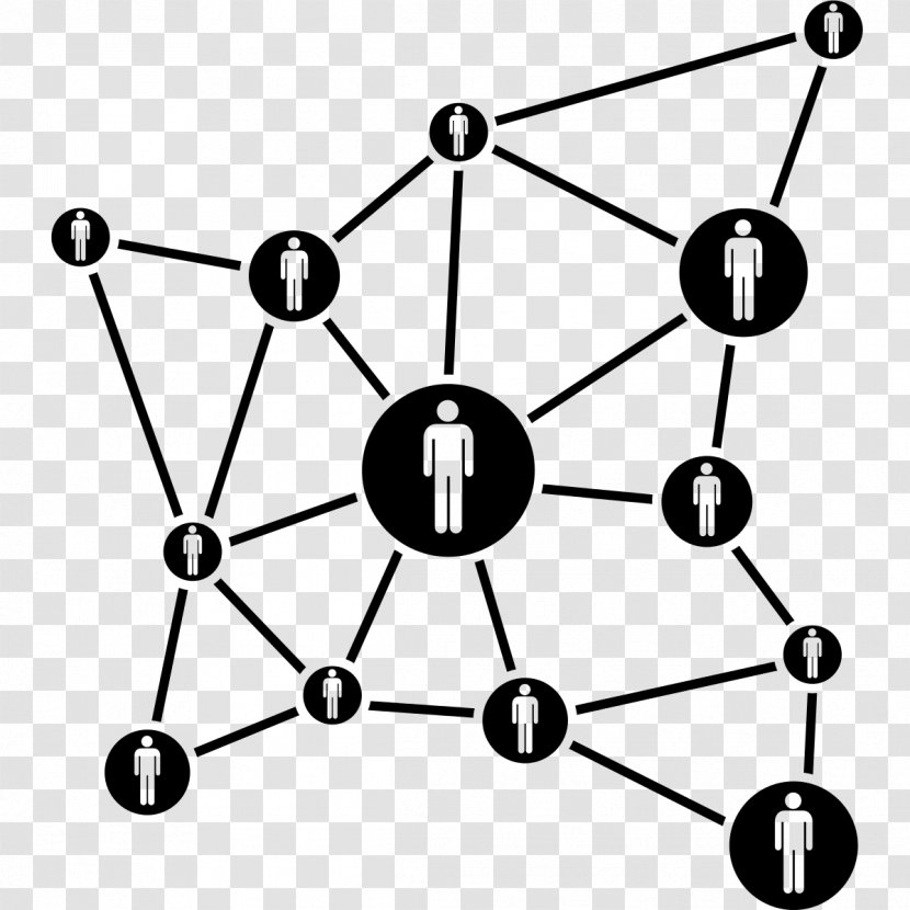 Social Media Computer Network - Diagram Transparent PNG
