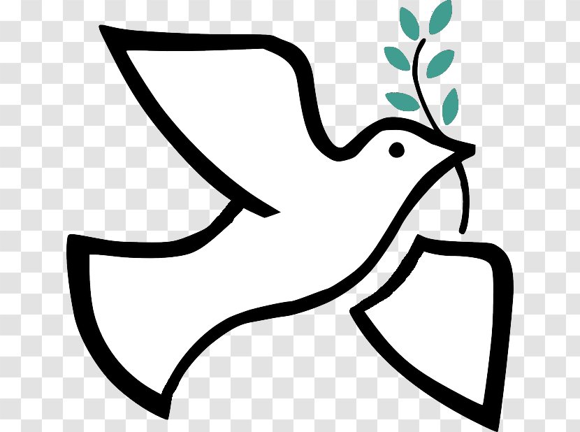 Peace Symbols Doves As Clip Art - Flower - Symbol Transparent PNG