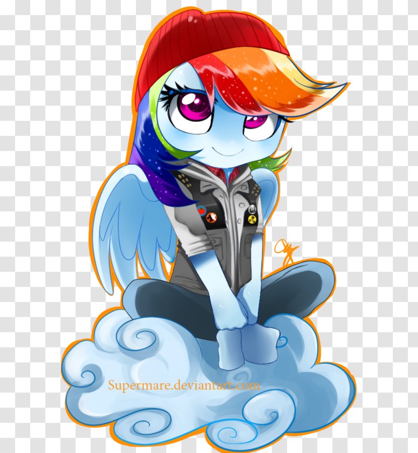 Rainbow Dash Infamous Second Son Fluttershy Pony Fan Art - Silhouette - Heart Transparent PNG