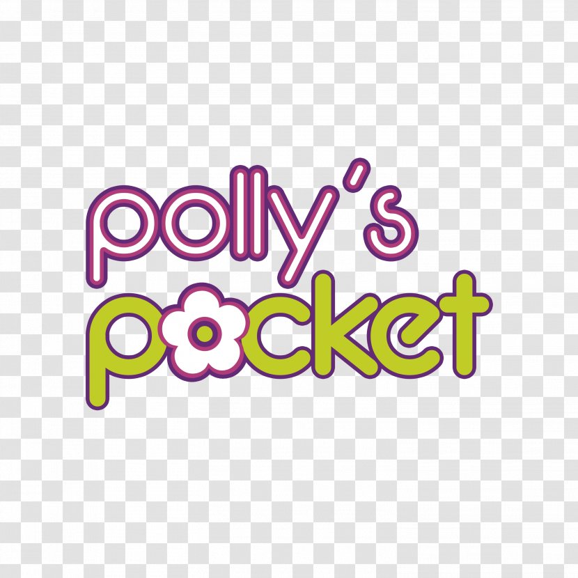 Polly Pocket Logo Display Board Font Transparent PNG