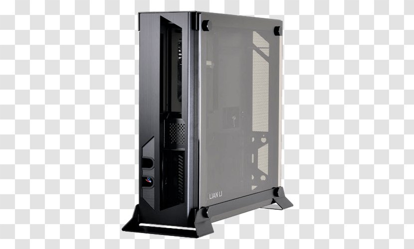 Computer Cases & Housings Power Supply Unit Lian Li Mini-ITX Drive Bay - Enclosure - Aluminum Window Transparent PNG
