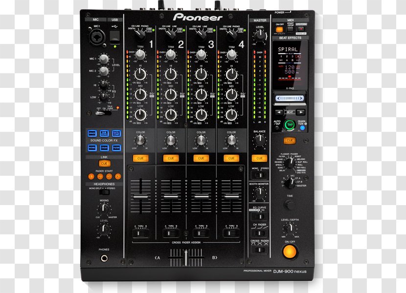 DJ Mixer DJM Audio Mixers CDJ Pioneer - Disc Jockey - Theatre Sound System Transparent PNG