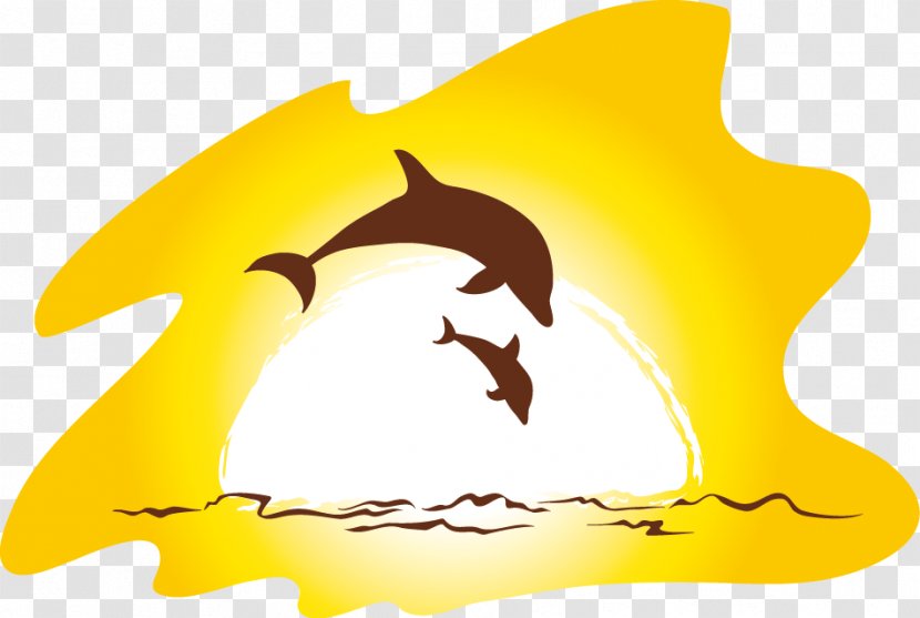 Sunset Beach Clip Art - Bird - Dolphin Transparent PNG