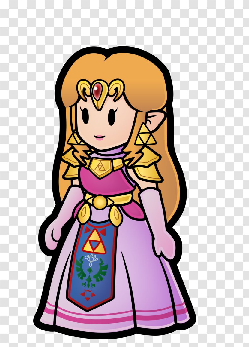 The Legend Of Zelda: Ocarina Time Super Paper Mario Princess Peach Mario: Sticker Star - Silhouette Transparent PNG