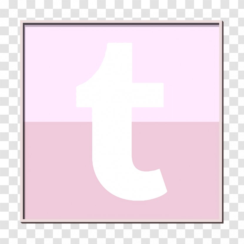 Tumblr Icon - Text - Rectangle Cross Transparent PNG