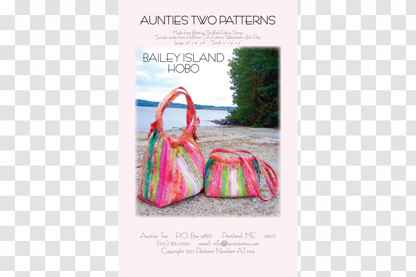 Bailey Island Hobo Bag Handbag - Quilting Transparent PNG