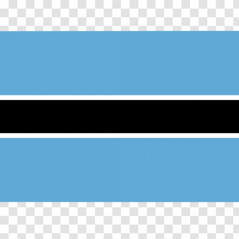 Flag Of Botswana Equatorial Guinea National - Brand Transparent PNG