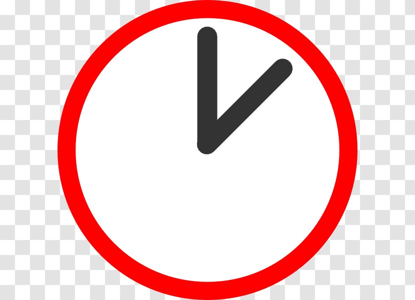 No Symbol Stop Sign Clip Art - Warning - Cartoon Clock Transparent PNG