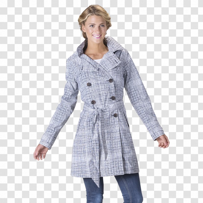 Trench Coat Hood Raincoat Jacket - Happy Women's Day Transparent PNG