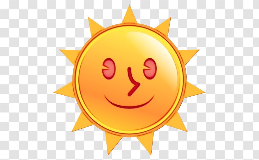 Happy Emoji - Emoticon - Orange Transparent PNG
