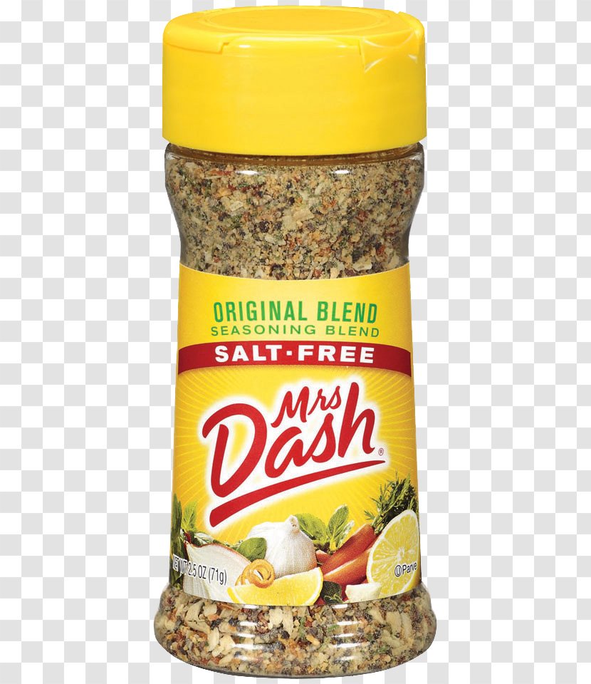 Mrs. Dash Taco Seasoning Salt Herb - Low Sodium Diet - Mister Potato Chips Transparent PNG