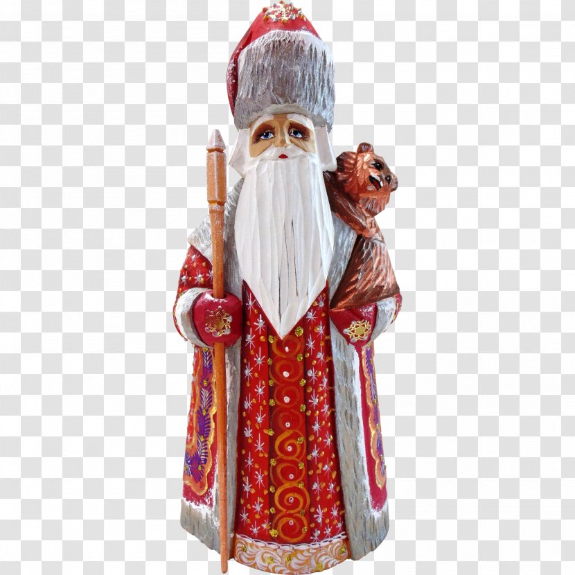 Santa Claus Christmas Ornament Decoration Facial Hair - Character - Saint Nicholas Transparent PNG