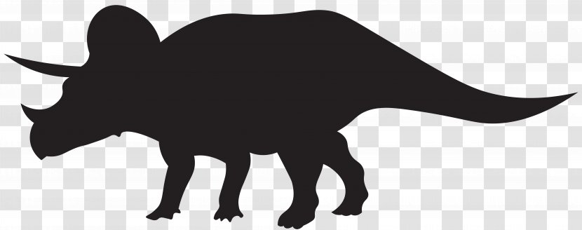 Triceratops Spinosaurus Dinosaur Tyrannosaurus Silhouette - Theropods - Vector Transparent PNG