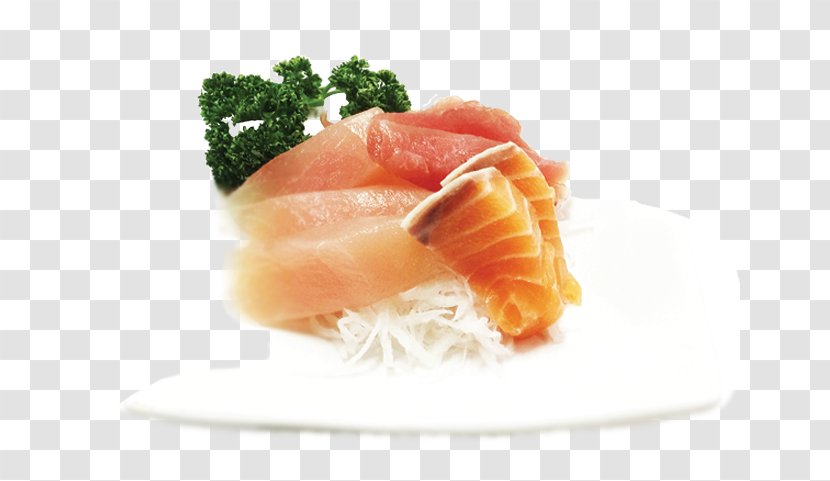 Sashimi Sushi Smoked Salmon Barbecue Crudo - Breakfast Transparent PNG
