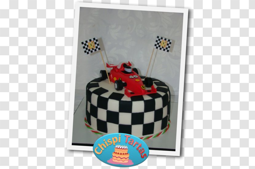 Birthday Cake Torte Formula One Tart Scuderia Ferrari - Fondant Icing Transparent PNG