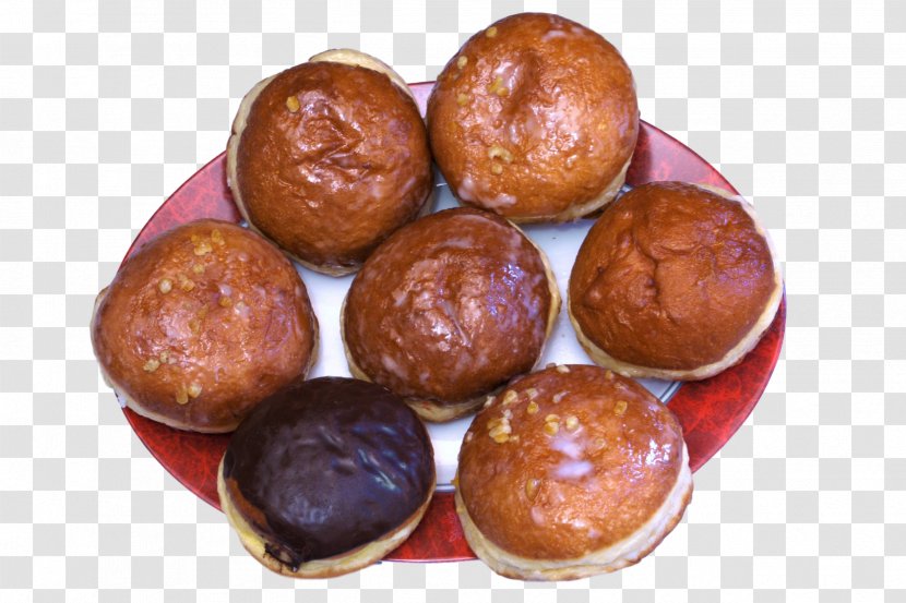 Donuts Pączki Vetkoek Royalty-free Food - Baked Goods - Muffin Transparent PNG