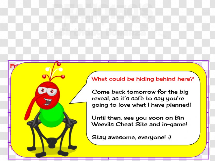 Bin Weevils Smiley Animal Happiness - Text Transparent PNG