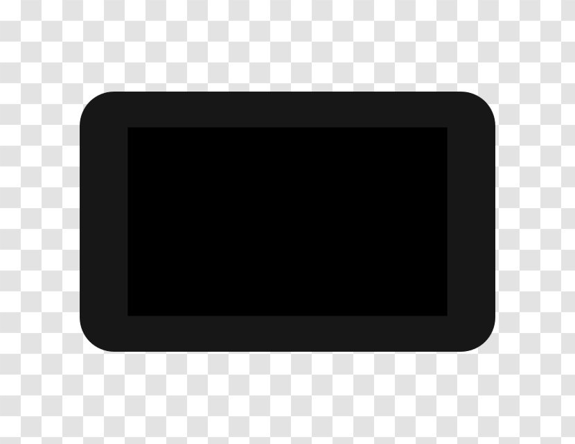 Product Design Rectangle Multimedia - Black - Backlight Button Transparent PNG