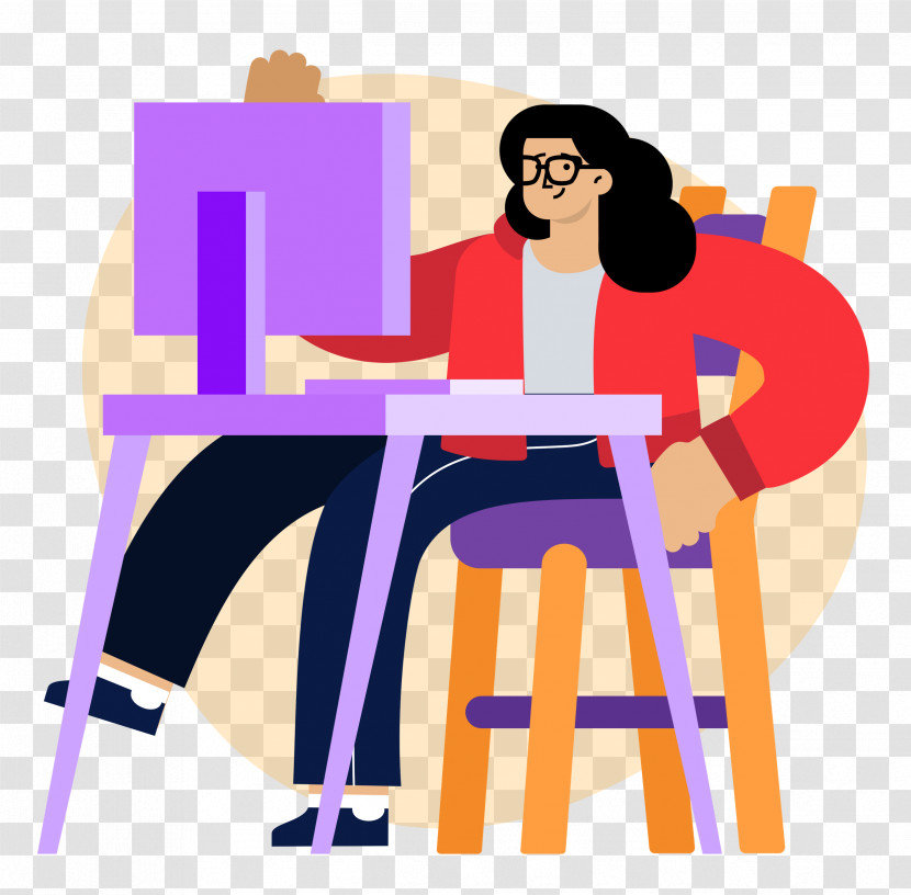 Working Work Desk Transparent PNG