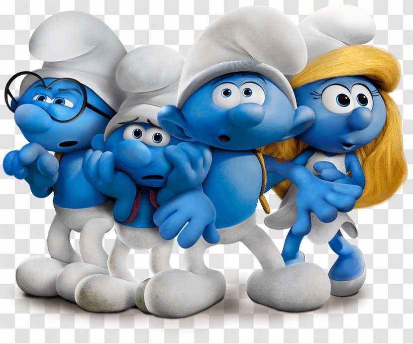 Papa Smurf Smurfette Hefty Gargamel Clumsy - Figurine - Die Transparent PNG