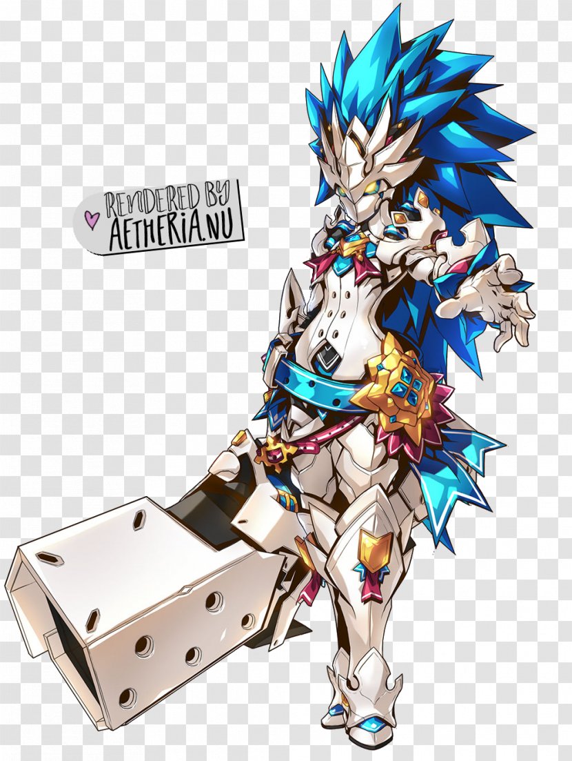 Elsword Paladin Iron Video Games Berserker - Cartoon Transparent PNG