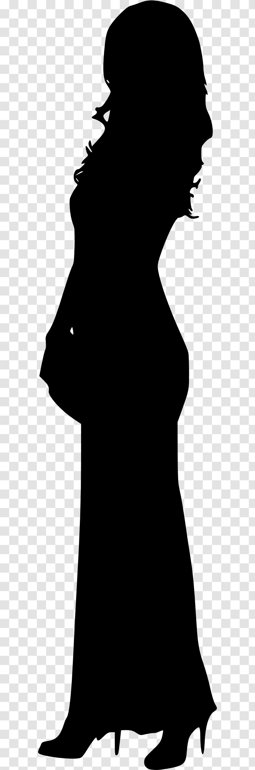 Little Girl - Joint - Black Dress Style Transparent PNG