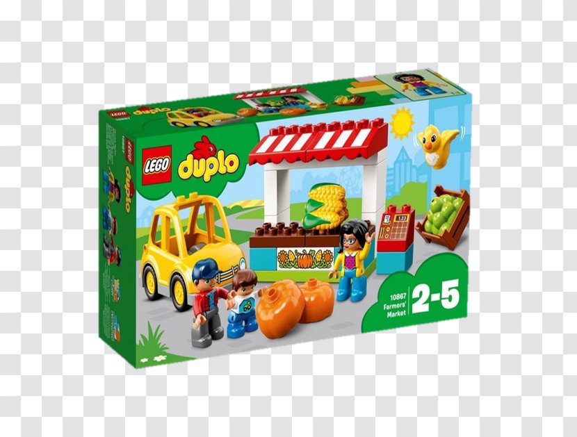 A Trip To The Farmers' Market LEGO 6176 DUPLO Basic Bricks Deluxe Toy - Silhouette - Lego Tractor Toys Transparent PNG
