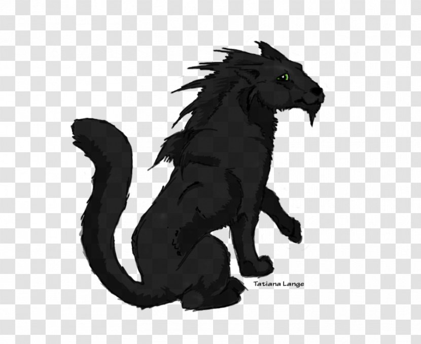 Cat Drawing Kitty Pryde Silhouette - Black Panther - Shadow Transparent PNG