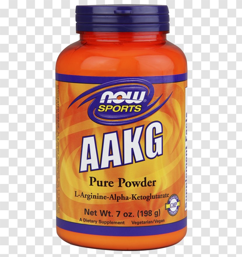 Dietary Supplement Arginine Alpha-ketoglutarate NOW AAKG 3500 Amino Acid - Urea Cycle Glutamine Transparent PNG